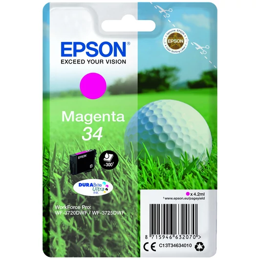 Epson T3463 Tintapatron Magenta 4,2ml No.34 Epson