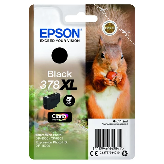 Epson T3791 Tintapatron Black 11,2ml No.378XL Epson