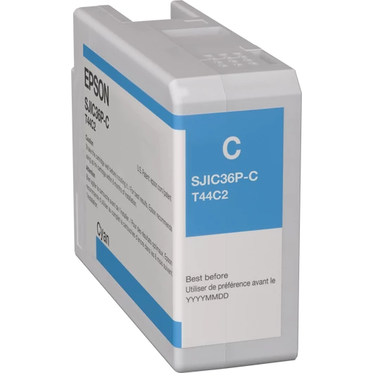 Epson SJIC36P(C) C6500/C6000 Tintapatron Cyan 80ml Epson
