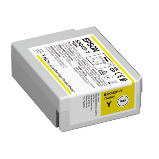 Epson SJIC42P(Y) C4000 Tintapatron Yellow 50ml Epson