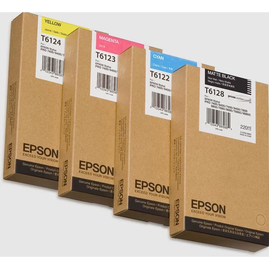 Epson T6128 Patron Matt Bk 220ml /o/ Epson