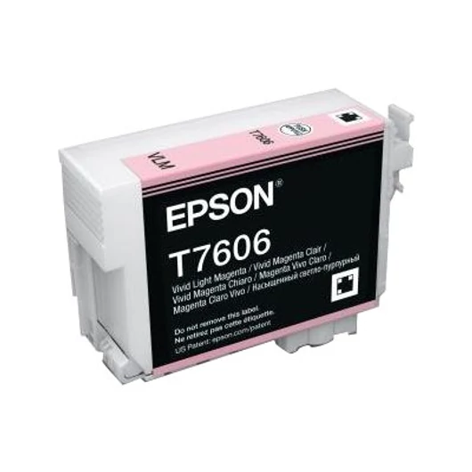 EPSON T7606 ink cartridge high capacity vivid magenta clair 25 9ml 2849 pages 1-pack