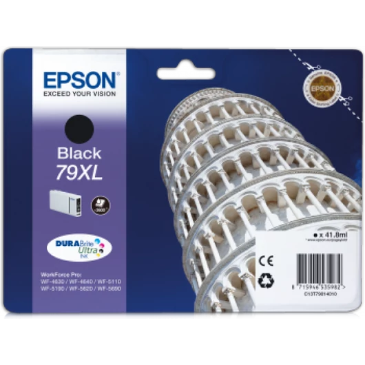 Epson T7901 Tintapatron Black 2.600 oldal kapacitás Epson