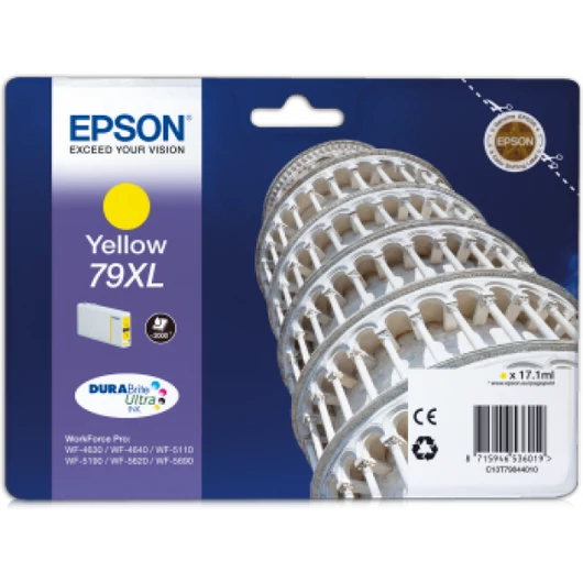Epson T7904 Tintapatron Yellow 17,1ml No.79XL Epson