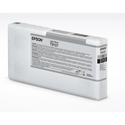 Epson T9137 Tintapatron Light Black 200ml Epson