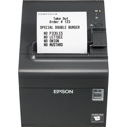 Epson TM-L90LF (682) mono hőpapíros védőfólia nélküli címke nyomtató