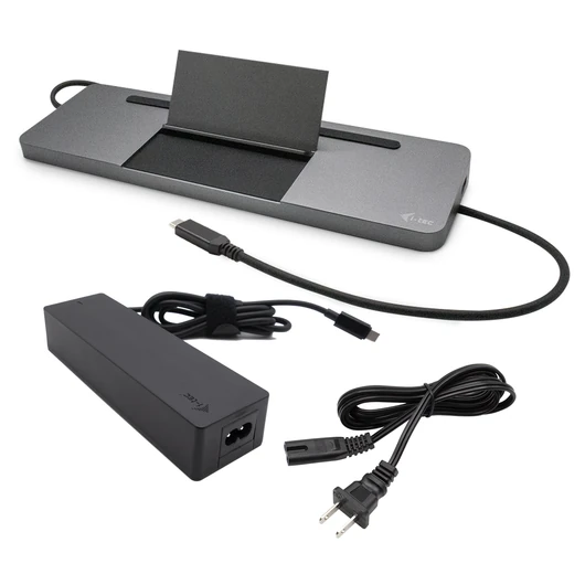 I-TEC USB-C METAL ERGONOMIC 4K 3X DISPLAY DOCKING STATION WITH
