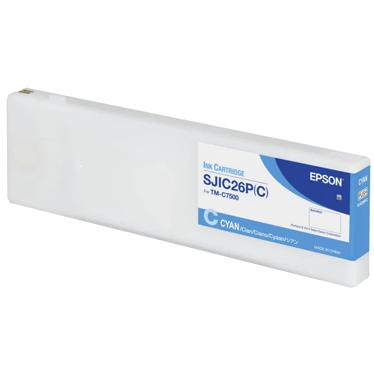 Epson SJIC26P(C) C7500 Tintapatron Cyan 294,3ml Epson