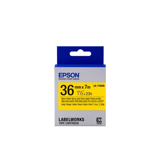 Epson LK-7YBVN címkeszalag Black/Yellow 36mm szalag(7m) Epson
