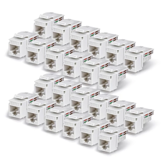 CAT6 KEYSTONE JACK 24-PACK .
