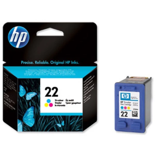HP C9352AE Tintapatron Color 165 oldal kapacitás No.22 HP