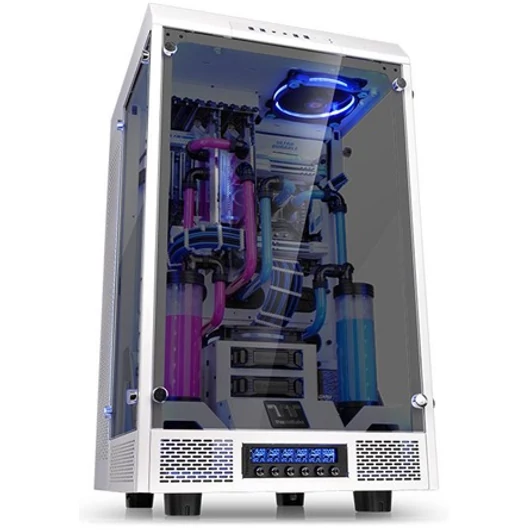 Thermaltake The Tower 900 Snow Edition táp nélküli ablakos Full Tower számítógépház fehér