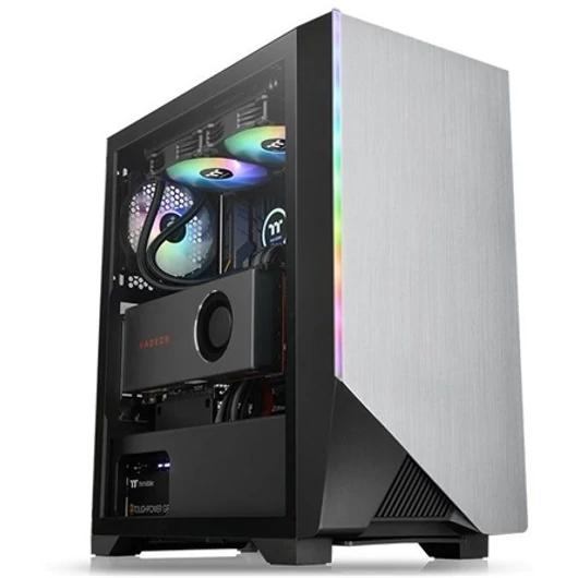 Thermaltake H550 TG ARGB táp nélküli ablakos Mid Tower számítógépház fekete (Sérült csomagolás, bontott!)