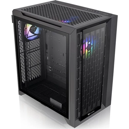 Thermaltake CTE C700 TG ARGB / Black / Win / SPCC / Tempered Glass*2 / CT140 ARGB Fan*3 / Brown Box