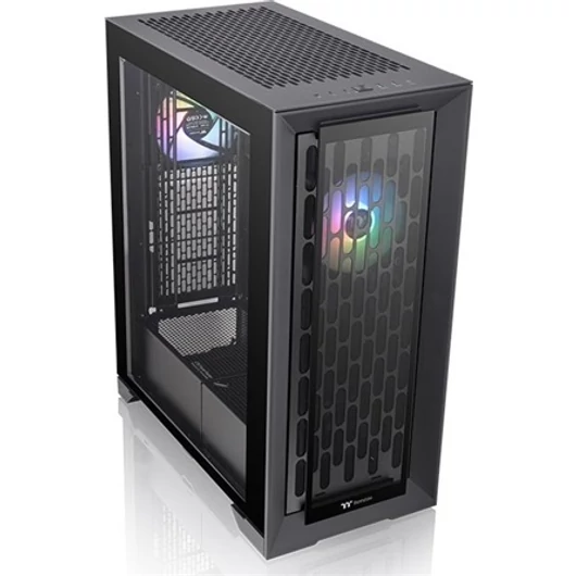 Thermaltake CTE T500 TG ARGB / Black / Win / SPCC / Tempered Glass*2 / CT140 ARGB Fan*3 / Brown Box