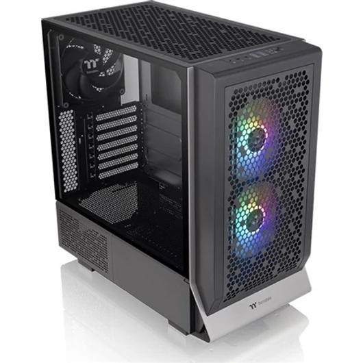 Thermaltake Ceres 300 TG ARGB / Black / Win / SPCC / Tempered Glass*1 / CT140 ARGB Fan*2 / CT140 Fan*1 / Brown Box