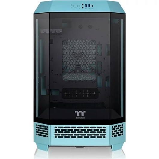 Thermaltake The Tower 300 Turquoise táp nélküli MT Mini Tower számítógépház türkiz