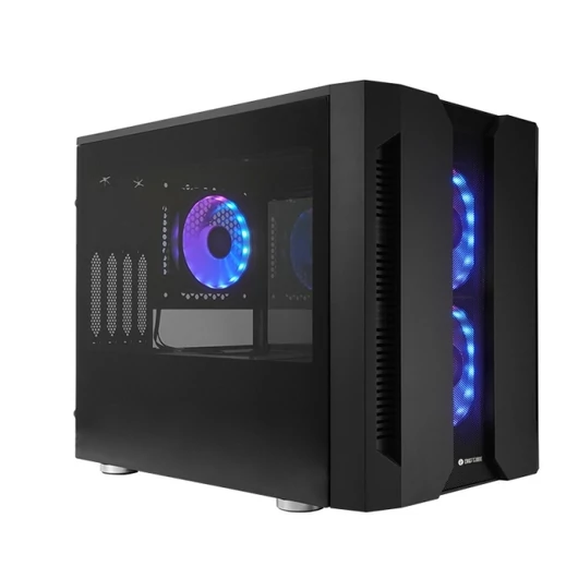 Számítógépház Chieftronic Gaming M2 mATX Fekete RGB LED