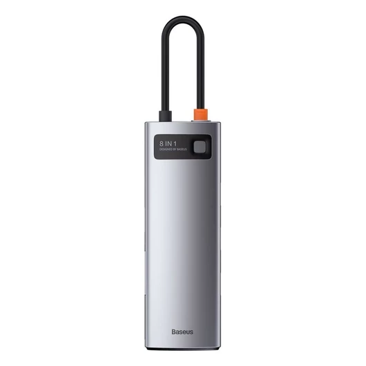 Baseus Metal Gleam Series 8 az 1-ben multifunkciónális USB-C hub (CAHUB-CV0G)