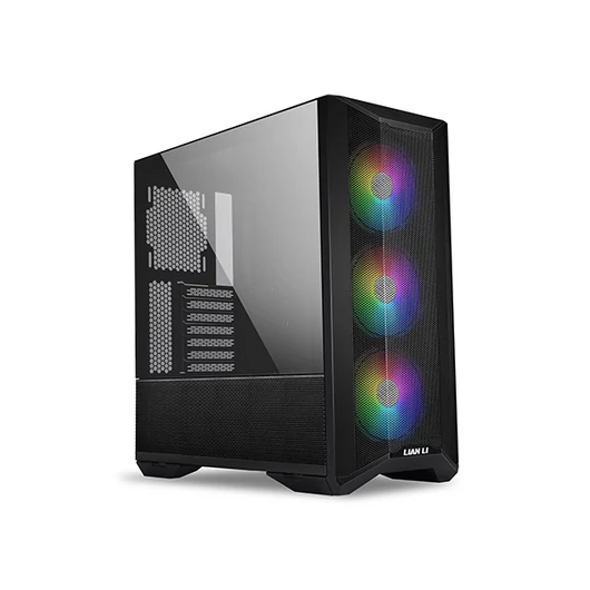 Számítógépház Lian Li LANCOOL II Mesh C RGB ATX Fekete Edzett üveg