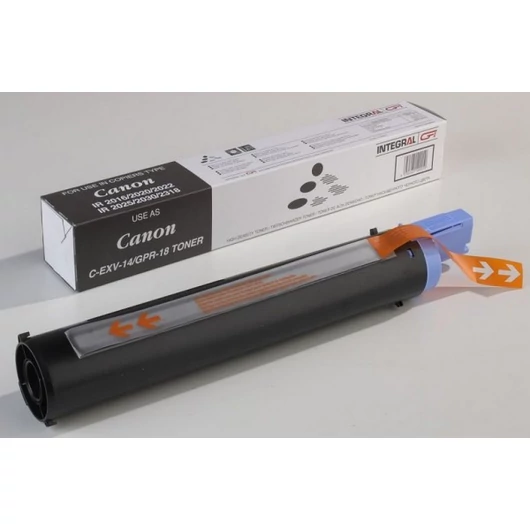Utángyártott CANON CEXV14 IR2016 Toner Bk. 8300 oldal kapacitás INTEGRAL Integrál