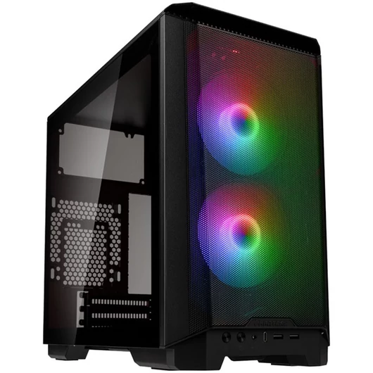 Számítógépház PHANTEKS Eclipse P200 Air ITX Edzett üveg Fekete