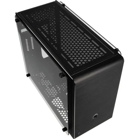 Számítógépház RAIJINTEK Ophion Evo ITX Fekete edzett Üveg