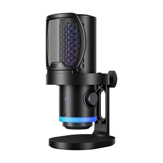 BOYA Mikrofon - CastMic G40 (USB, állvány, LED, fekete)