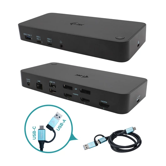 I-TEC USB 3.0 / USB-C / THUNDERBOLT 3X 4K DOCKING STATIO