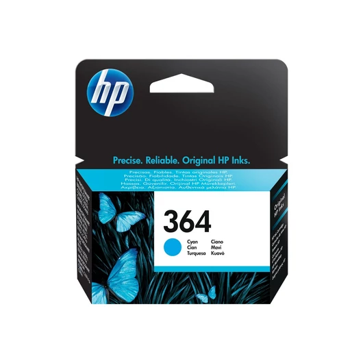 HP 364 ink cartridge cyan standard capacity 3ml 300 pages 1-pack with Vivera ink