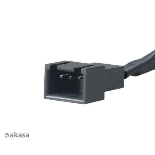 Kábel hűtő Akasa 3-Pin fordulatszám csökkentő (-20%) 8cm