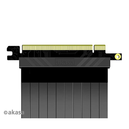 Kábel Riser Akasa PCI-express 3.0 x 16 1m Fekete