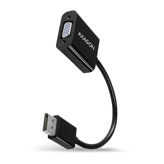 Kábel DisplayPort Átalakító Axagon DisplayPort - D-Sub (VGA) WUXGA Fekete