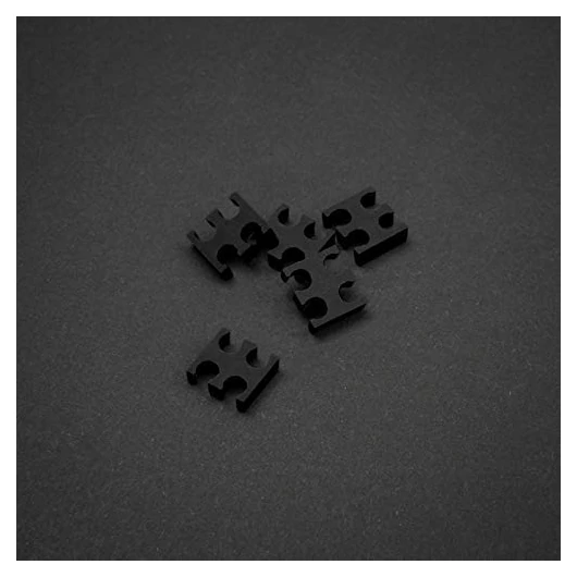 Kábel kiegészítő King Mod 4-Pin Kábelfésű 5db-os Fekete