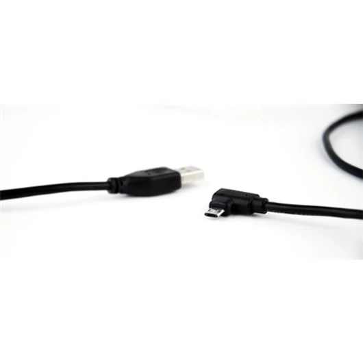 Gembird USB A -> USB 2.0 micro B M / M adatkábel 1.8m fekete 90°jobb