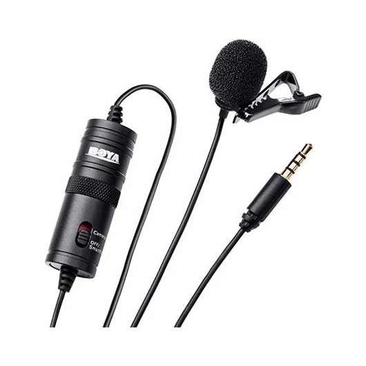 BOYA BY-M1 Univerzális Lavalier mikrofon