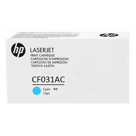 HP CF031AC Szerződéses Toner Cyan 12,5k HP
