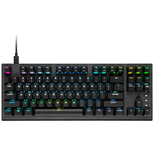 CORSAIR K60 PRO TKL RGB Tenkeyless Opti-Mechanikus Gamer billentyűzet