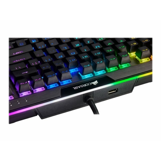 CORSAIR K95 RGB PLATINUM XT Mechanical Keyboard Backlit RGB LED Cherry MX Speed Silver Black PBT Keycaps (US)