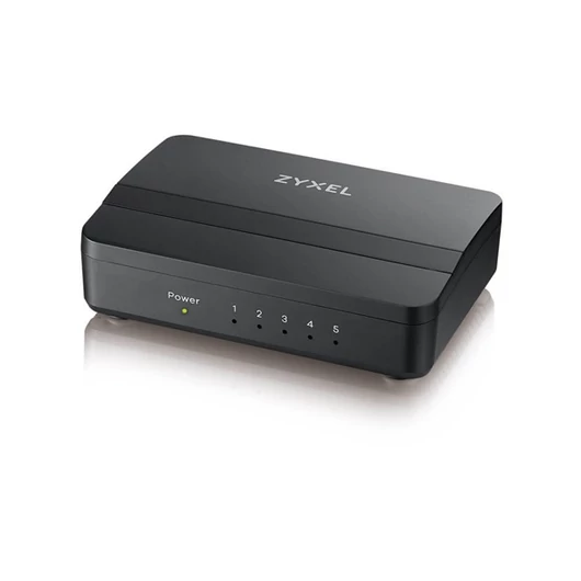 ZYXEL Switch 5x1000Mbps, Műanyagházas Asztali, GS-105SV2-EU0101F