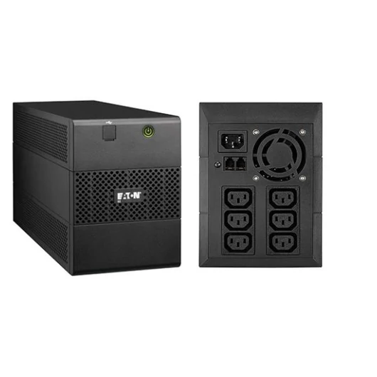 EATON UPS 5E1100iUSB (6 IEC13) 1100VA (660 W) LINE-INTERACTIVE szünetmentes tápegység, torony 230 V - USB interfész felü