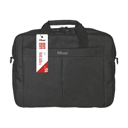 TRUST Notebook táska 21551 (Primo Carry Bag for 16" laptops - black)