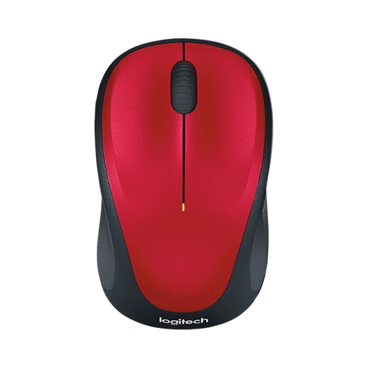 LOGITECH Egér - M235 Vezeték Nélküli Optikai Nano, Piros