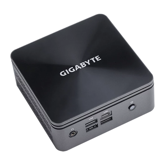 GIGABYTE PC BRIX, Intel Core i3 10110U 4.1GHz, 2xHDMI, LAN, WIFI, BT, COM, 2,5" HDD hely, 6xUSB 3.2