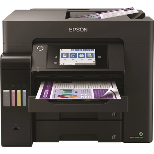 EPSON Tintasugaras nyomtató - EcoTank L6570 (A4, MFP, színes, 4800x2400 DPI, 32 lap / perc, USB / LAN / Wifi)