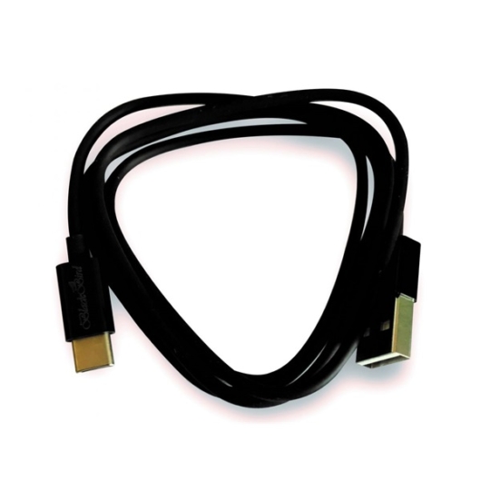 BLACKBIRD Type-C USB Adatkábel 1m, Fekete (Gyári kivitel)