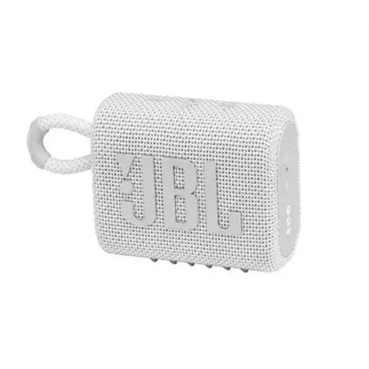 JBL GO 3 JBLGO3WHT, Portable Waterproof Speaker - bluetooth hangszóró, vízhatlan, fehér