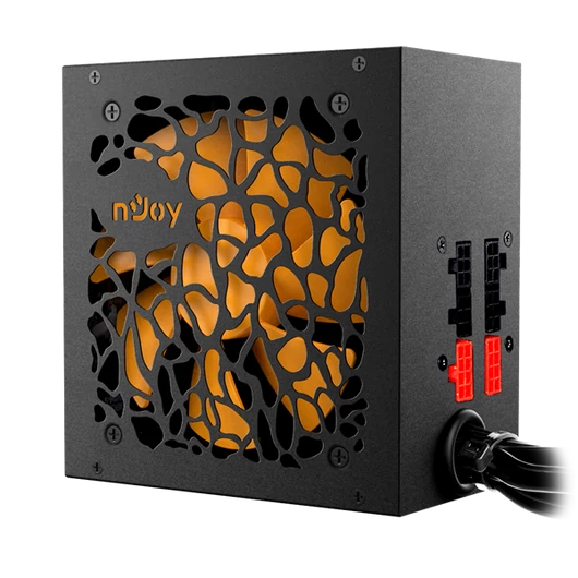 NJOY Tápegység Theta Series 650W, 12cm, 20 + 4, Aktív PFC