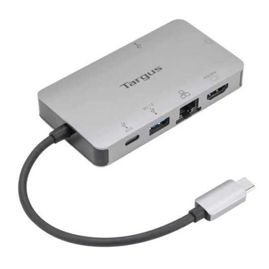 TARGUS Dokkoló DOCK419EUZ, USB-C DP Alt Mode Single Video 4K HDMI / VGA Docking Station with 100W PD Pass-Thru