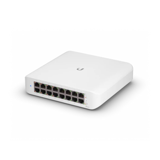 UBiQUiTi Switch 16x1000Mbps (8xPOE + ), Falra rögzíthető, Menedzselhető, Asztali - USW-LITE-16-POE